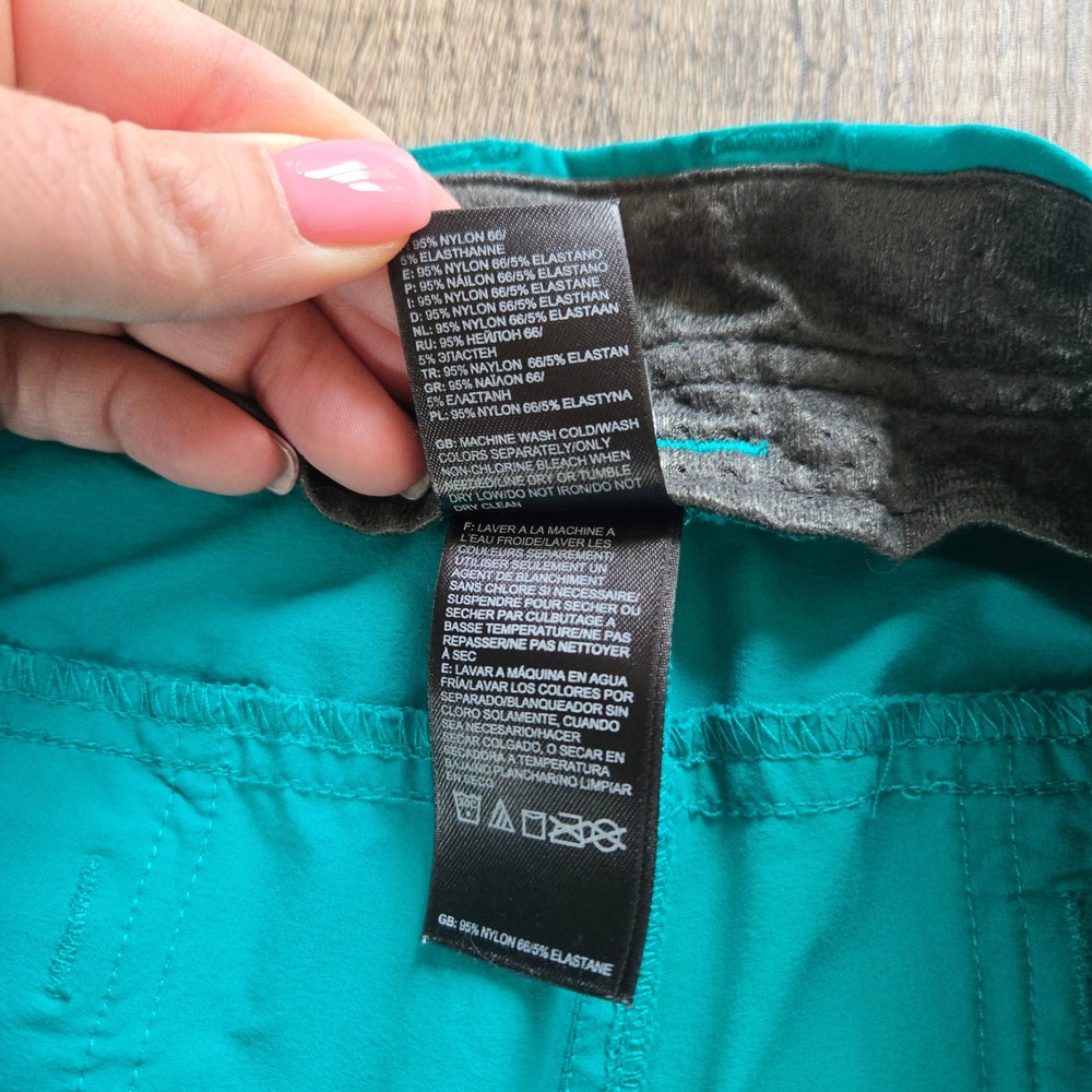The North Face Womens Horizon Hiking Shorts Teal Blue Size 8 Regular Nylon Blend - Picture 8 of 11